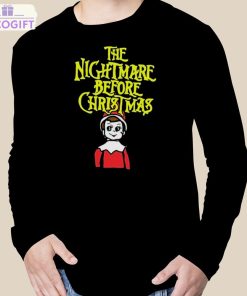 elf on the shelf the nightmare before christmas shirt 3