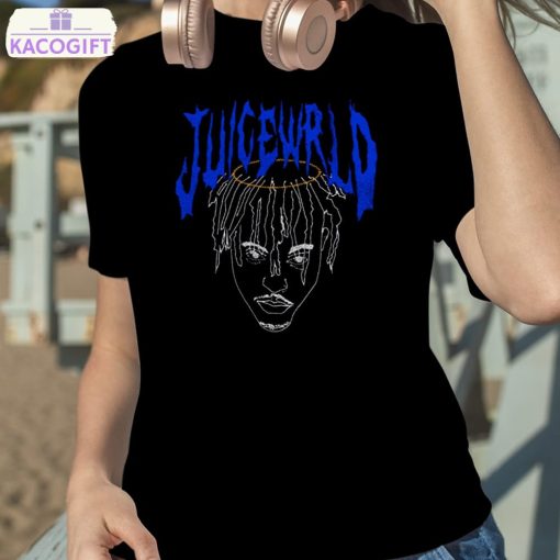 embroidered juice wrld tribute graphic shirt 2