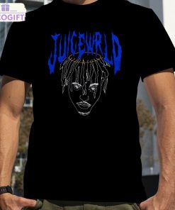 embroidered juice wrld tribute graphic shirt