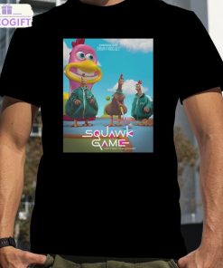 funny new squid game inspired poster for chicken run 2 dawn of the nugget squawk game t shirt