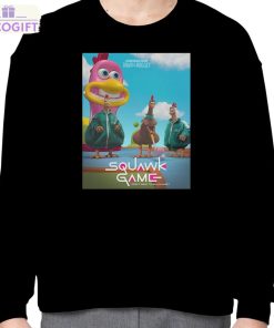 funny new squid game inspired poster for chicken run 2 dawn of the nugget squawk game t shirt 4