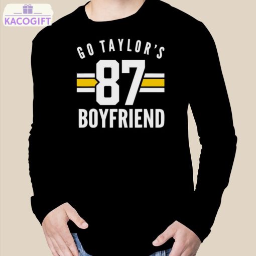 go taylors boyfriend football funny shirt 3