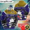 personalized nfl baltimore ravens hoodie snoopy unisex hoodie