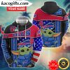 personalized nfl buffalo bills hoodie baby yoda unisex hoodie