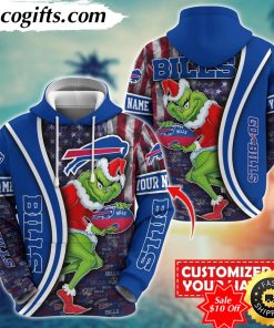 personalized nfl buffalo bills hoodie grinch unisex hoodie