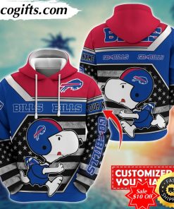 personalized nfl buffalo bills hoodie snoopy unisex hoodie