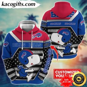 personalized nfl buffalo bills hoodie snoopy unisex hoodie