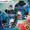 personalized nfl carolina panthers hoodie snoopy unisex hoodie