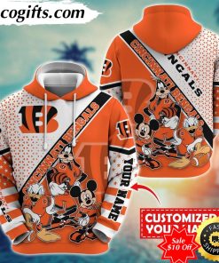 personalized nfl cincinnati bengals hoodie character cartoon movie unisex hoodie