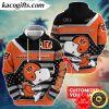 personalized nfl cincinnati bengals hoodie snoopy unisex hoodie