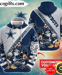 personalized nfl dallas cowboys hoodie character cartoon movie unisex hoodie