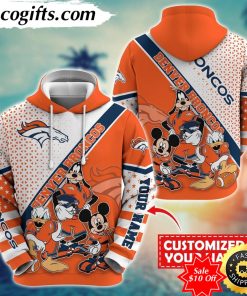 personalized nfl denver broncos hoodie character cartoon movie unisex hoodie