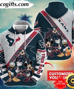 personalized nfl houston texans hoodie character cartoon movie unisex hoodie