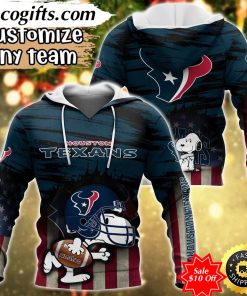 personalized nfl houston texans hoodie snoopy sports hoodie