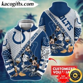 personalized nfl indianapolis colts hoodie character cartoon movie unisex hoodie