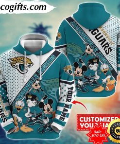 personalized nfl jacksonville jaguars hoodie character cartoon movie unisex hoodie