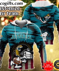 personalized nfl jacksonville jaguars hoodie snoopy sports hoodie