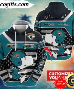 personalized nfl jacksonville jaguars hoodie snoopy unisex hoodie