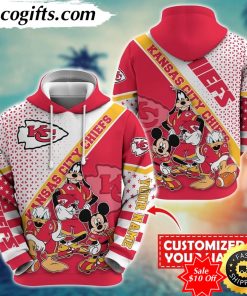 personalized nfl kansas city chiefs hoodie character cartoon movie unisex hoodie