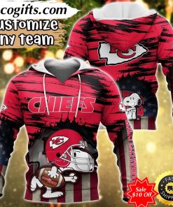 personalized nfl kansas city chiefs hoodie snoopy sports hoodie