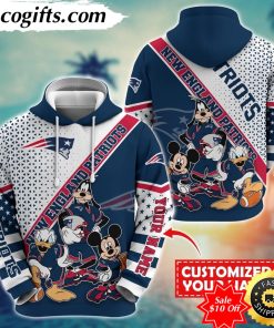 personalized nfl new england patriots hoodie character cartoon movie unisex hoodie