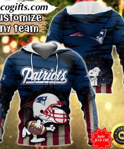 personalized nfl new england patriots hoodie snoopy sports hoodie