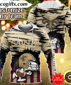 personalized nfl new orleans saints hoodie snoopy sports hoodie