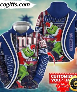 personalized nfl new york giants hoodie grinch unisex hoodie