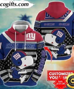 personalized nfl new york giants hoodie snoopy unisex hoodie