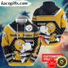 personalized nfl pittsburgh steelers hoodie snoopy unisex hoodie