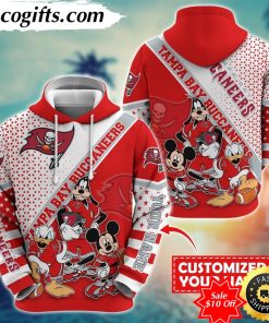 personalized nfl tampa bay buccaneers hoodie character cartoon movie unisex hoodie