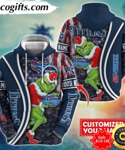 personalized nfl tennessee titans hoodie grinch unisex hoodie