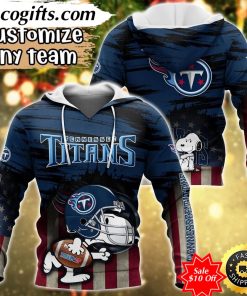 personalized nfl tennessee titans hoodie snoopy sports hoodie