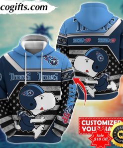 personalized nfl tennessee titans hoodie snoopy unisex hoodie