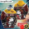 personalized nfl washington commanders hoodie snoopy unisex hoodie