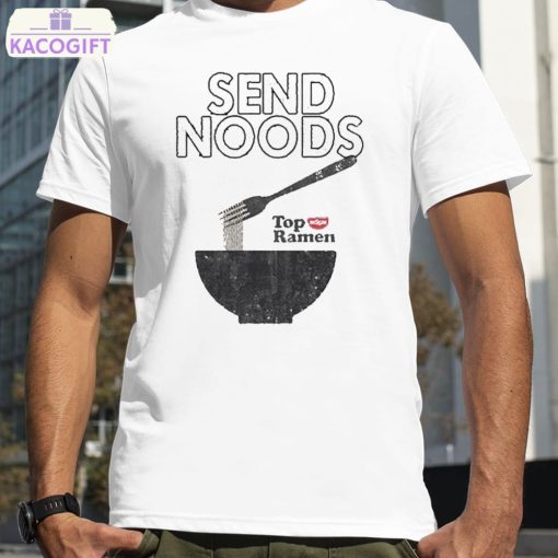 send noods top ramen shirt