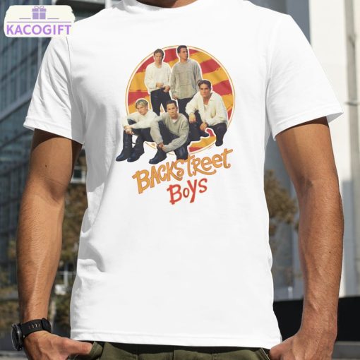 striped circle backstreet boys shirt