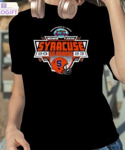 syracuse go orange 2023 roofclaim boca raton bowl shirt 2