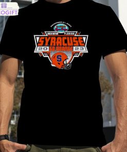 syracuse go orange 2023 roofclaim boca raton bowl shirt