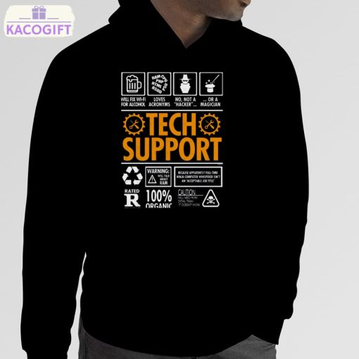 tech support funny it helpdesk graphic shirt 5