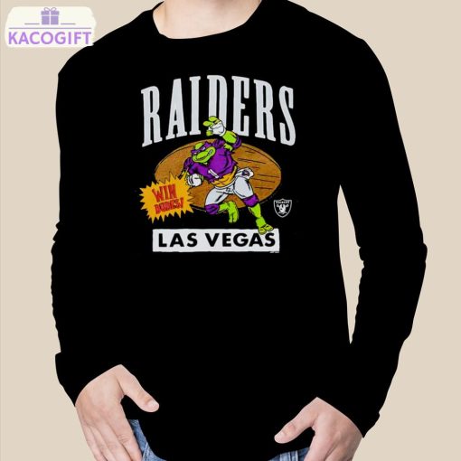 teenage mutant ninja turtles donatello win dudes las vegas raiders shirt 3