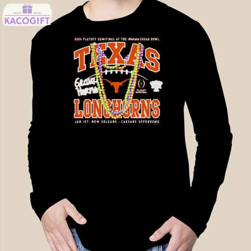 texas longhorns 2024 playoff semifinal at the allstate sugar bowl shirt 3