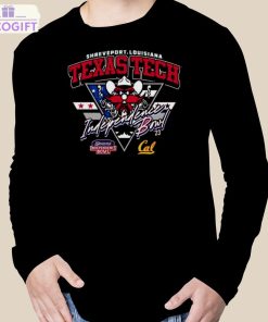 texas tech red raiders vs california golden bears 2023 shreveport louisiana independence bowl shirt 3