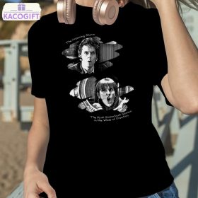 the doctor and donna noble without dw logo graphic shirt 2