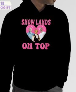 the snow lands on top of me t shirt 5