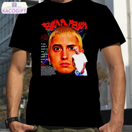 throwback merchandise eminem shirt