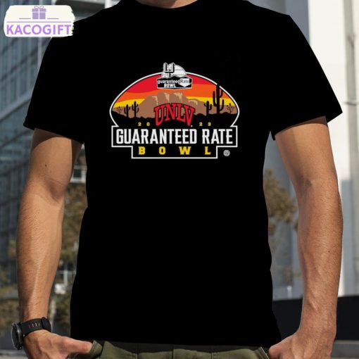 unlv rebels 2023 guaranteed rate bowl bound shirt