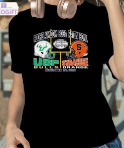 usf bulls vs syracuse roofclaim 2023 boca raton bowl shirt 2