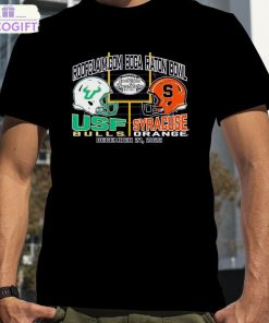 usf bulls vs syracuse roofclaim 2023 boca raton bowl shirt