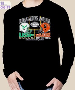 usf bulls vs syracuse roofclaim 2023 boca raton bowl shirt 3